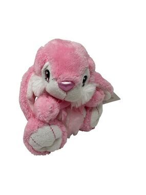 Easter Dan Dee Bunny Rabbit Hopster Plush 8 Inch Pink Stuffed Animal Sewn Eyes